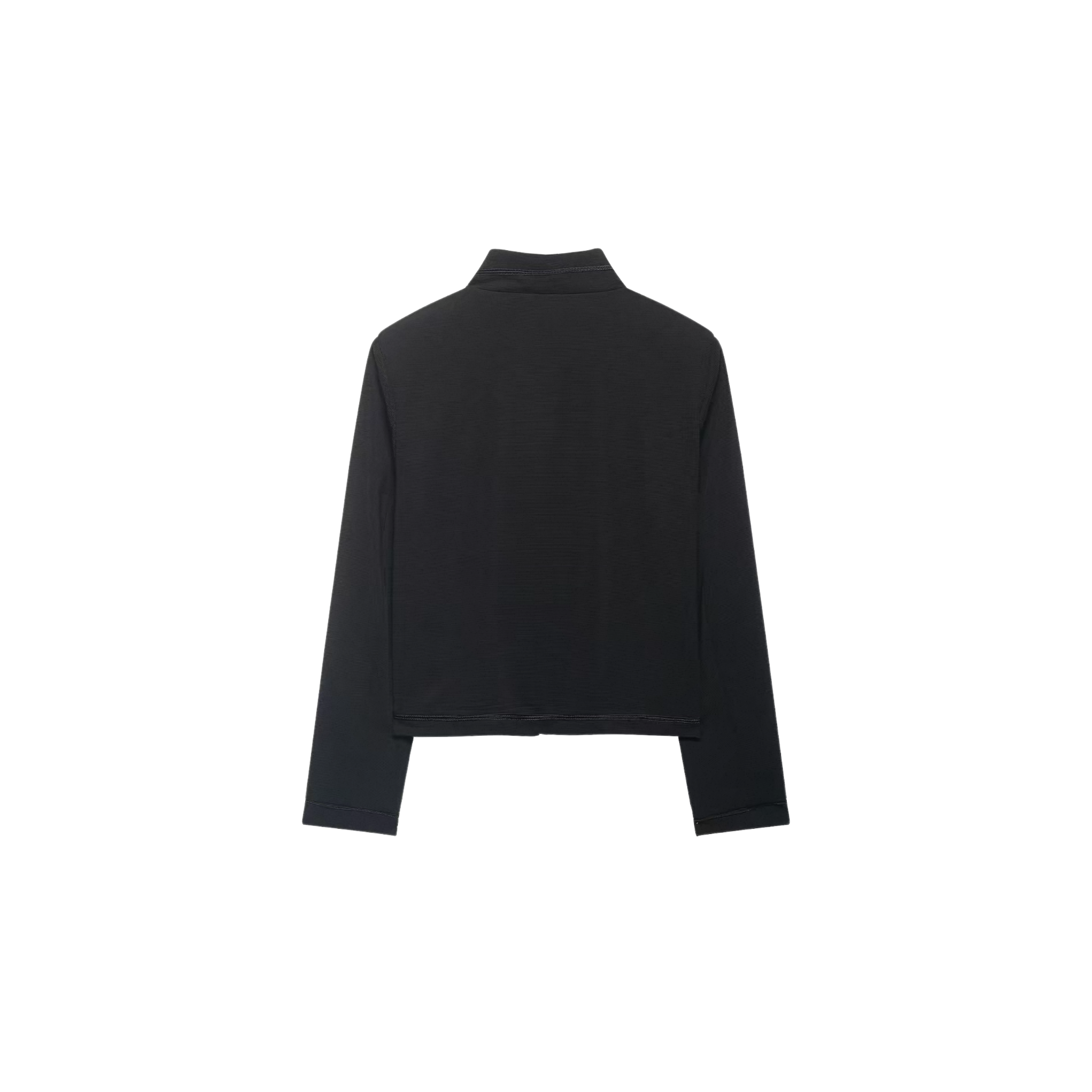 Trim Band Jacket in Black