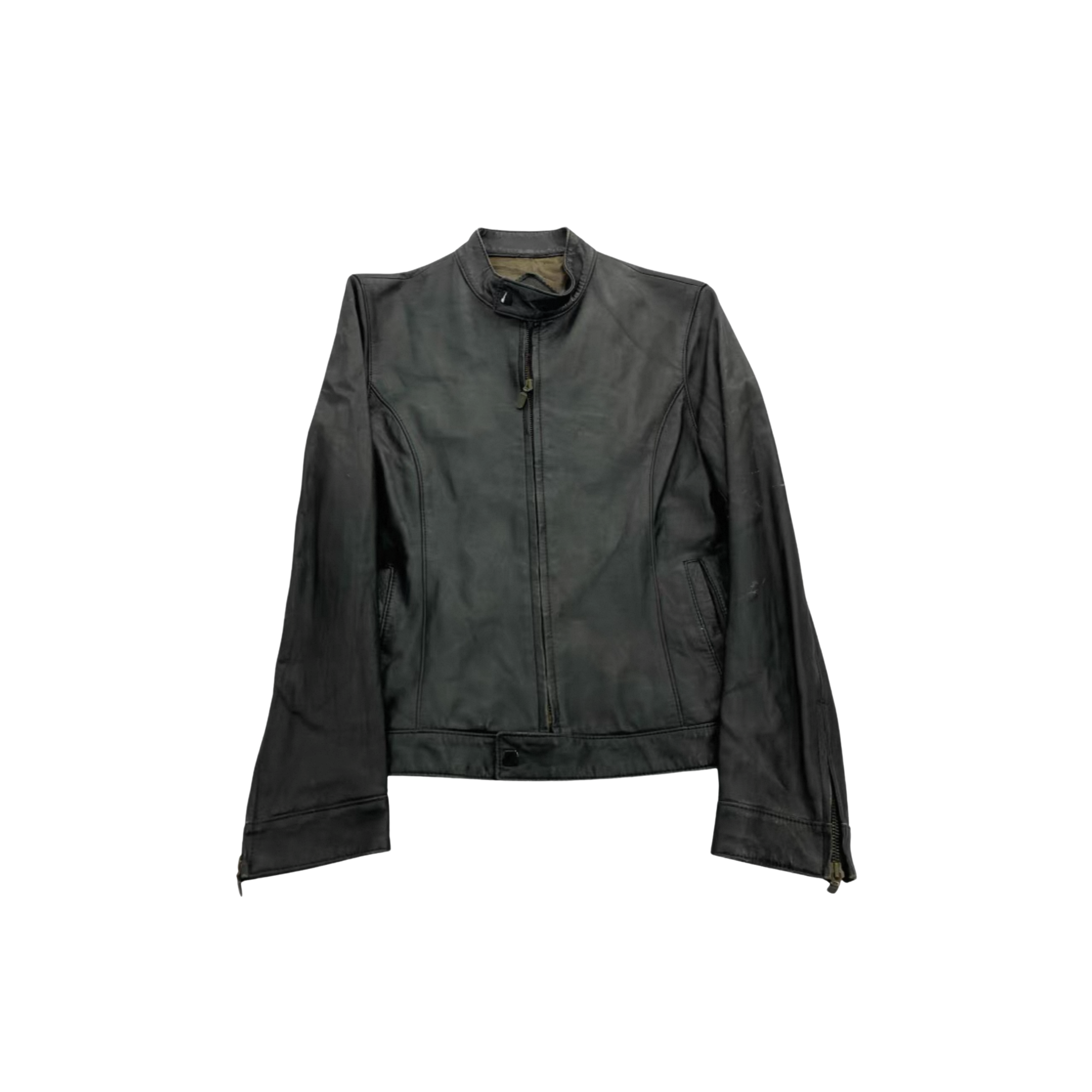 Riot Black Leather Jacket